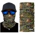 AXBXCX 2 Pack - Camouflage Print Seamless Neck Gaiter Bandana Face Mask for Outdoor Activities