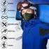 AXBXCX Men's Extreme Cold Weather Face Mask Neck Warmer for Winter Sports