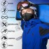 AXBXCX Men's Extreme Cold Weather Face Mask Neck Warmer for Winter Sports