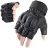 AXBXCX Tactical Fingerless Gloves for Men - Ultimate Impact Protection, Non-Slip & Breathable