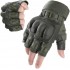 AXBXCX Tactical Fingerless Gloves for Men - Ultimate Impact Protection, Non-Slip & Breathable