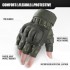 AXBXCX Tactical Fingerless Gloves for Men - Ultimate Impact Protection, Non-Slip & Breathable