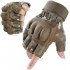 AXBXCX Tactical Fingerless Gloves for Men - Ultimate Impact Protection, Non-Slip & Breathable