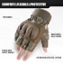 AXBXCX Tactical Fingerless Gloves for Men - Ultimate Impact Protection, Non-Slip & Breathable