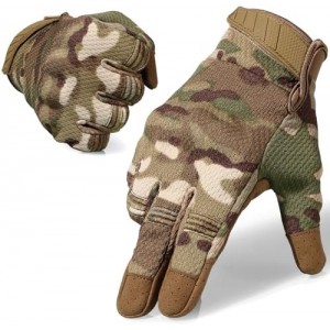 AXBXCX Tactical Gloves for Men - Breathable, Flexible, Durable, Touchscreen Capable & Perfect for Summer Outdoor Activities!