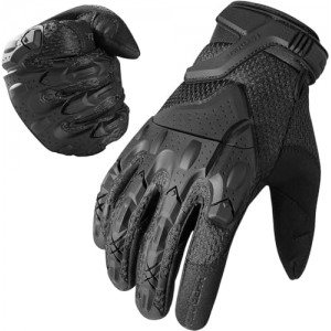 AXBXCX Tactical Motorcycle Gloves for Men Touch Screen Full Finger Gloves