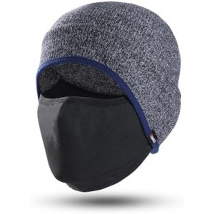 AXBXCX Winter Warm Skull Cap Helmet Liner Hat with Face Cover for Men Women