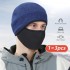 AXBXCX Winter Warm Skull Cap Helmet Liner Hat with Face Cover for Men Women