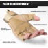 AXBXCX Fingerless Tactical Gloves for Men - Protection, Breathable, Comfortable & Perfect for Summer Outdoor Activities!