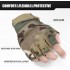 AXBXCX Tactical Fingerless Gloves - Breathable, Comfort, Durability, and Style Combined!