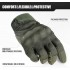 AXBXCX Upgraded Tactical Gloves for Men - Camouflage Breathable Summer Touch Screen Full Finger Gloves