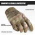 AXBXCX Upgraded Tactical Gloves for Men - Camouflage Breathable Summer Touch Screen Full Finger Gloves