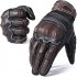 AXBXCX Motorcycle Genuine Leather Gloves Touchscreen Full Finger Gloves for Men